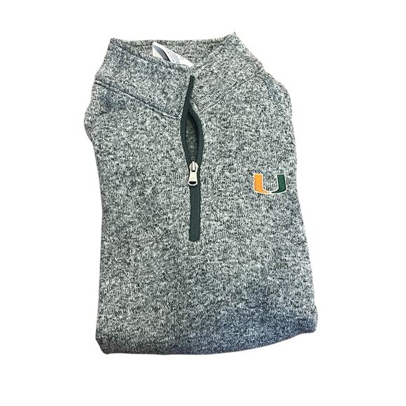 Champion University of Miami Quarter Zip Pullover – Women’s Medium - Picture 4 of 7